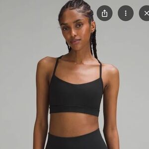 Lululemon Black Flow Y Bra